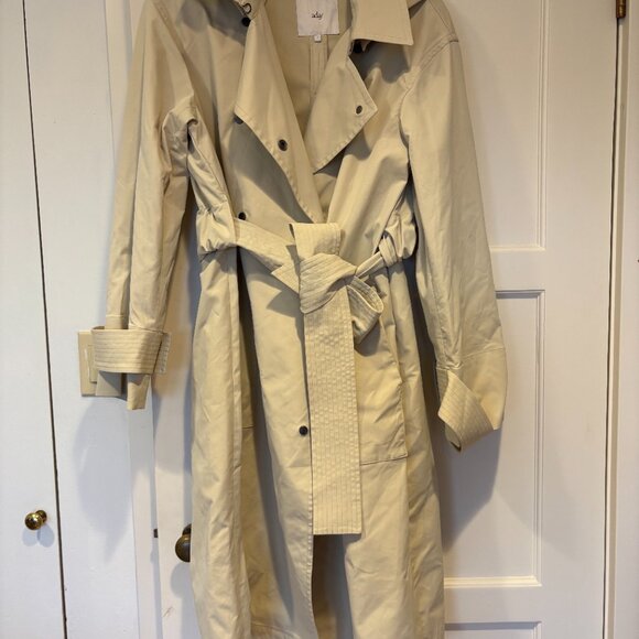 ADAY Legacy Trench in Sesame - Picture 5 of 8